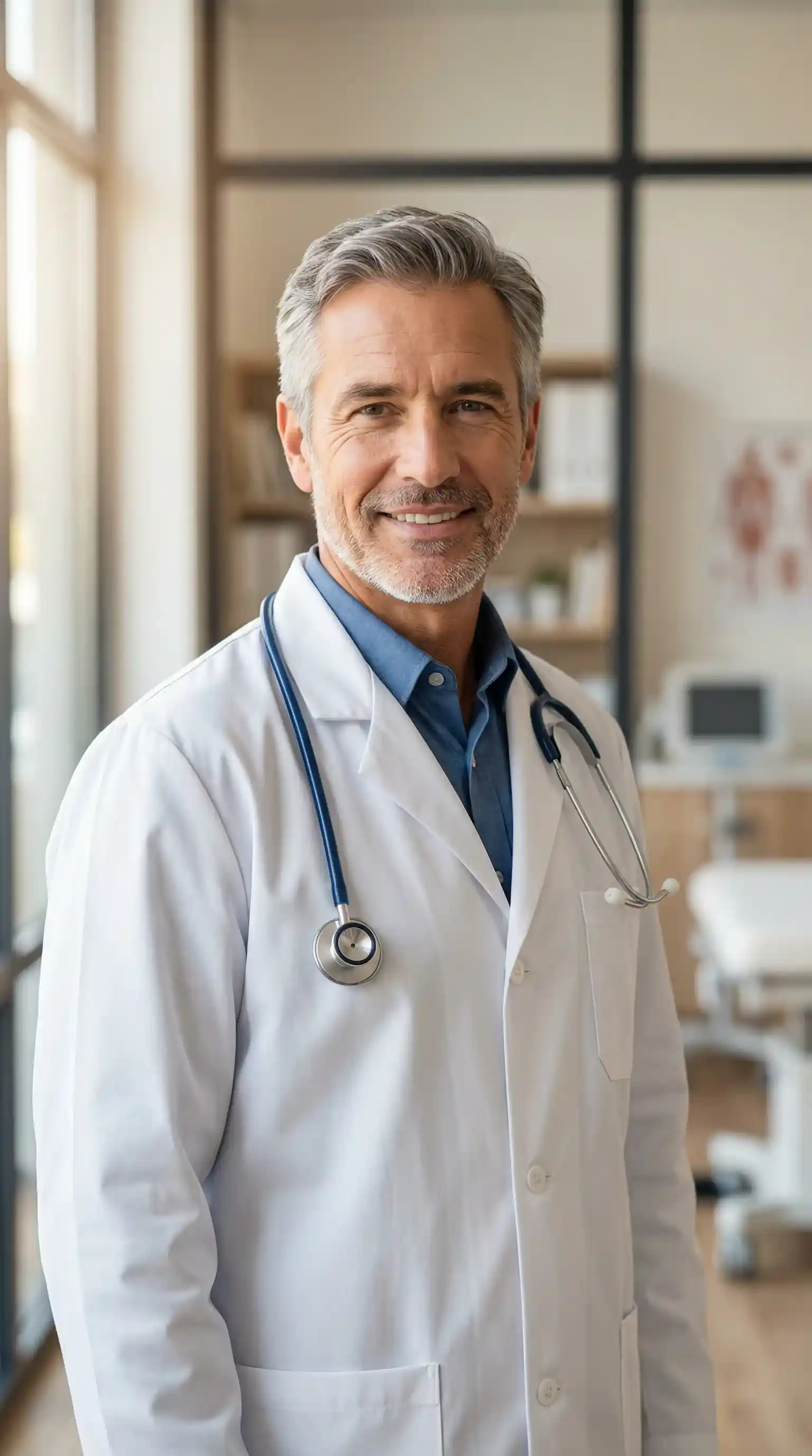Médico em consultório